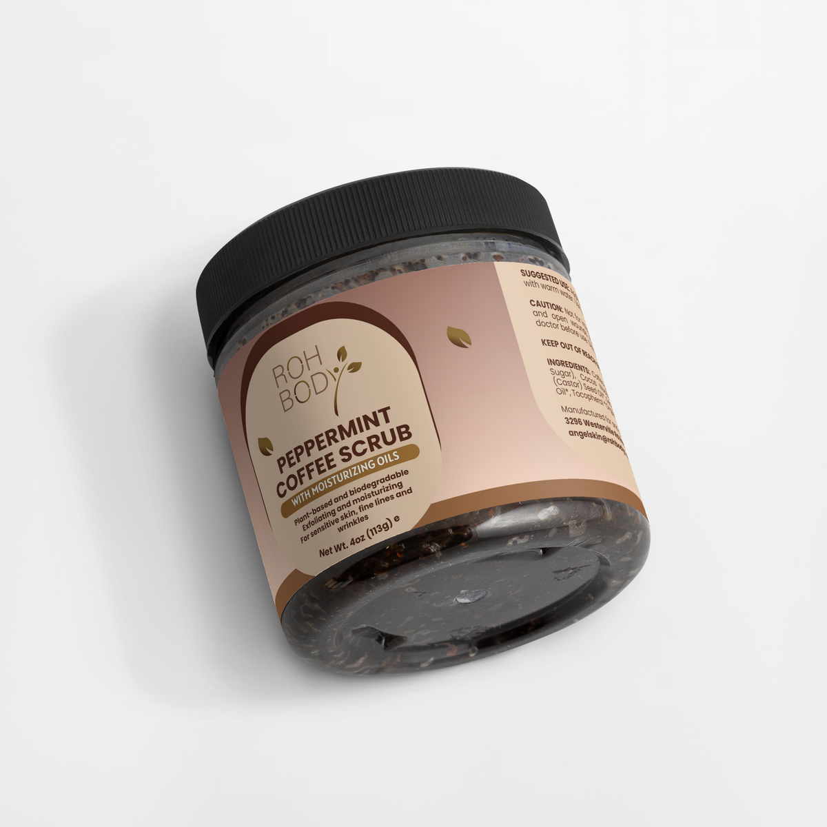 Peppermint Coffee Scrub