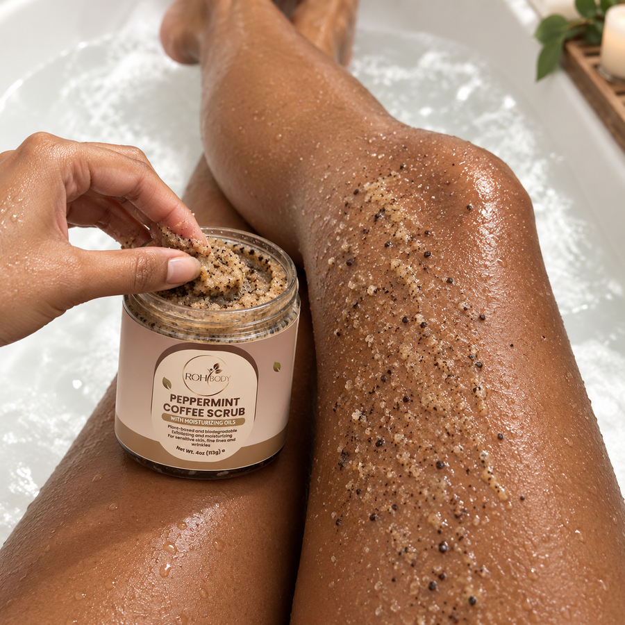 Peppermint Coffee Scrub