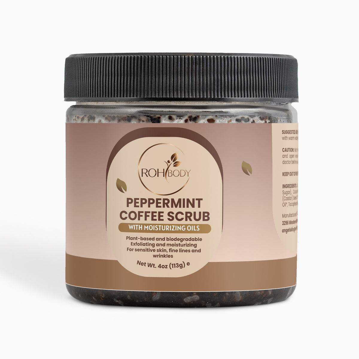 Peppermint Coffee Scrub