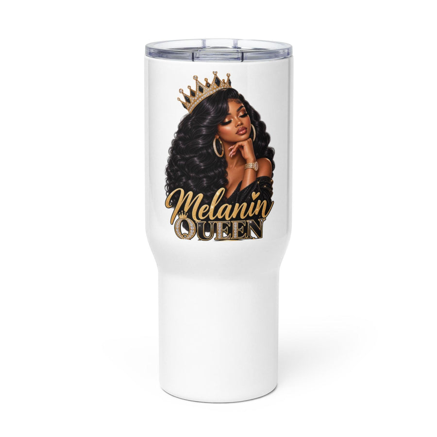 Travel mug with a handle